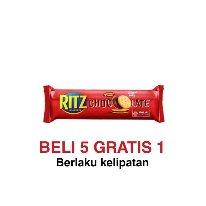 

RITZ Sandwich Beli 5 Gratis 1 Crackers Chocolate 100 g