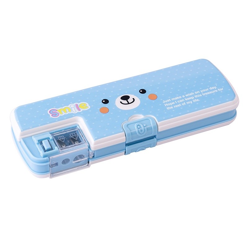 

Kotak Pensil Pencil Case Double-Layer Multifungsi Alat Tulis Sekolah Lucu Kapasitas Besar