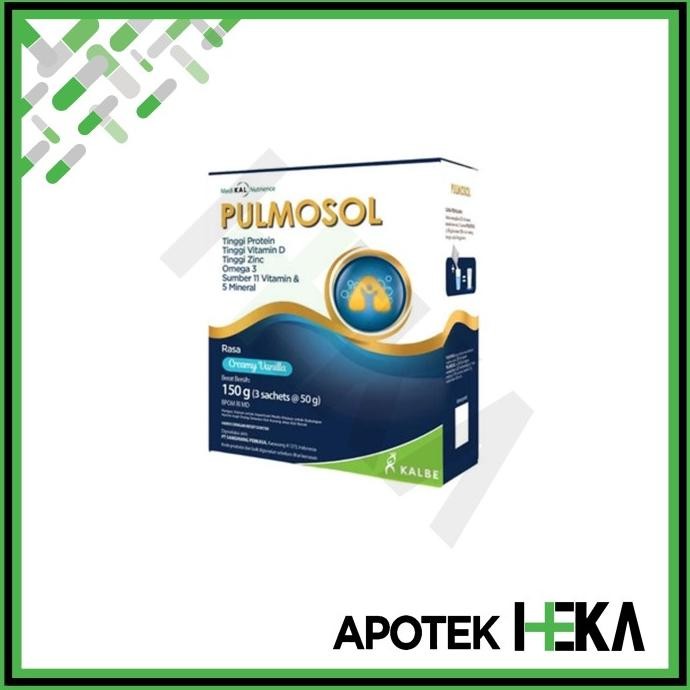 

Pulmosol Vanila 150 gram - Nutrisi Kesehatan Pernapasan