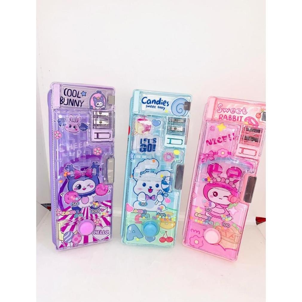 

TERMURAH Tempat pensil squishy 3D tiga dimensi / kotak pensil alat tulis lucu mainan anak perempuan laki-laki sekolah 565-2/3/6 MATA BISA KELUAR CQ37