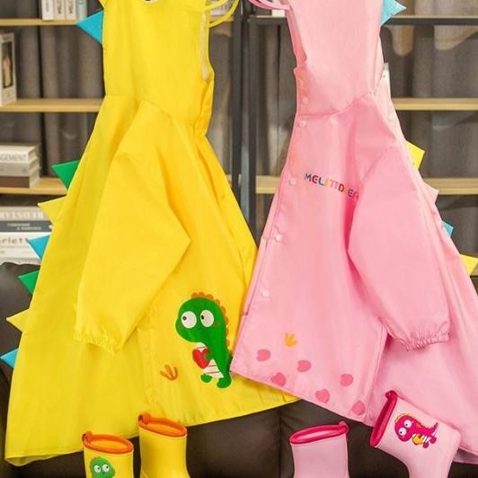 Jas Hujan Dino Anak/ Raincoat Dino Anak/ Kids Raincoat Dino