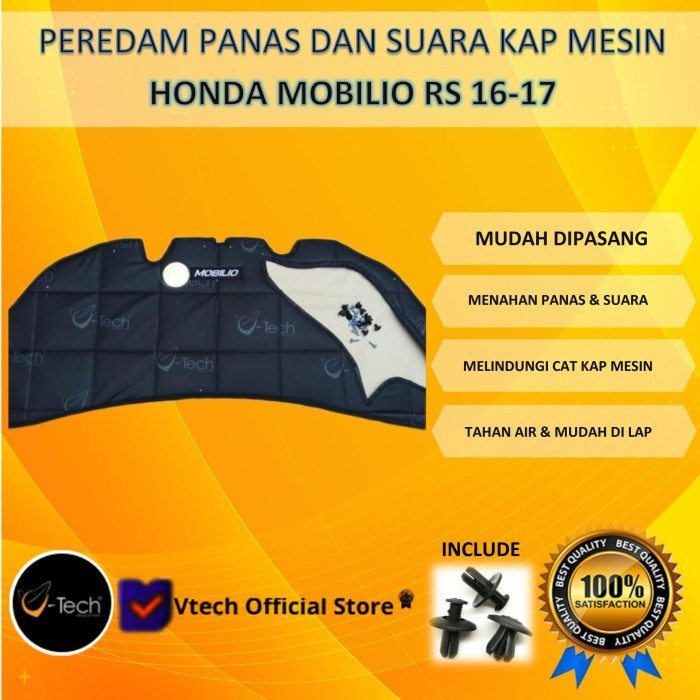 VTECH PEREDAM PANAS DAN SUARA KAP MESIN HONDA MOBILIO RS 2018