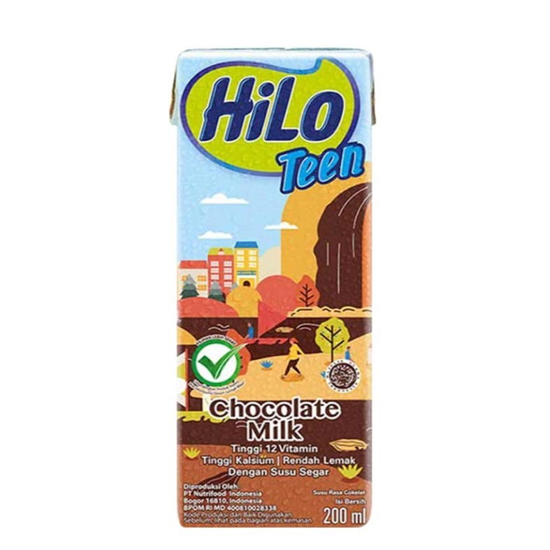 

HiLo Teen Susu UHT Chocolate 200 ml