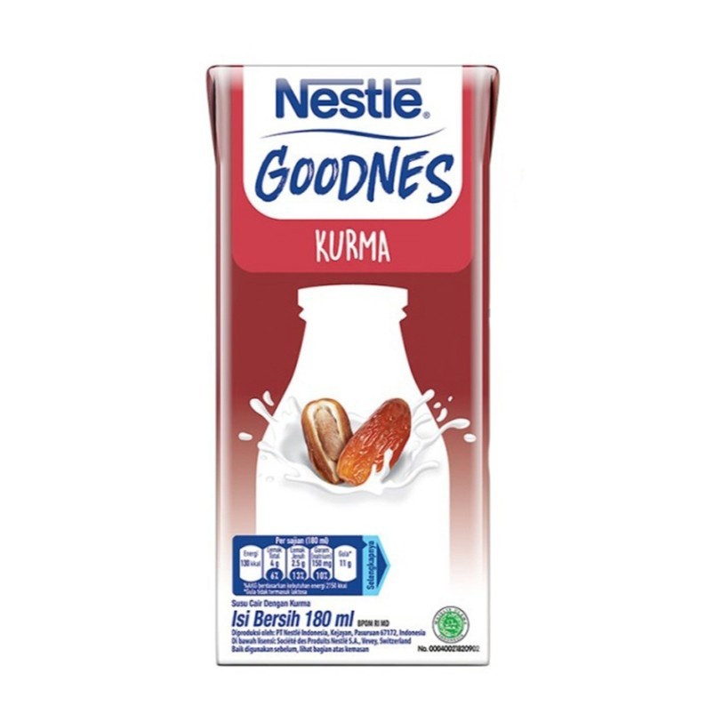 

Nestle Goodnes Susu UHT Kurma 180 ml