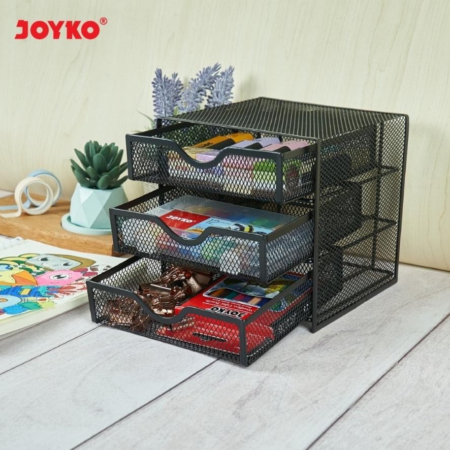 

VIRAL Desk Set JOYKO DS-27/Pen Holder/Tempat Alat Tulis Jaring Laci Susun JH85