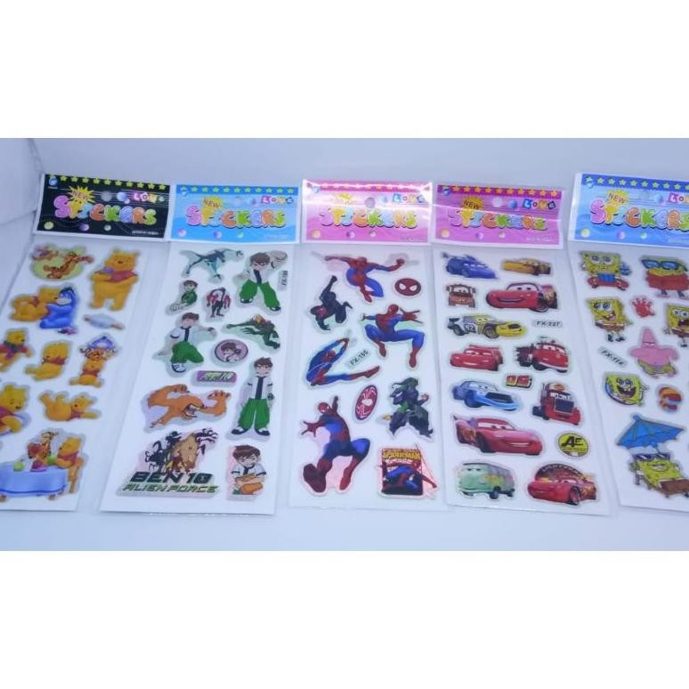 

20PCS STIKER TIMBUL PUTIH(MIX)