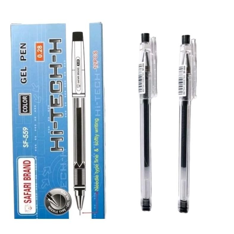 

eq-77 (Hitech-LUSIN) Pulpen Ballpoint Pena Polpen Hi tech Hi-Tech Hitech 0.28 mm murah-murah bagus Safari Brand Gel Pen Pulpen Makna Original Original