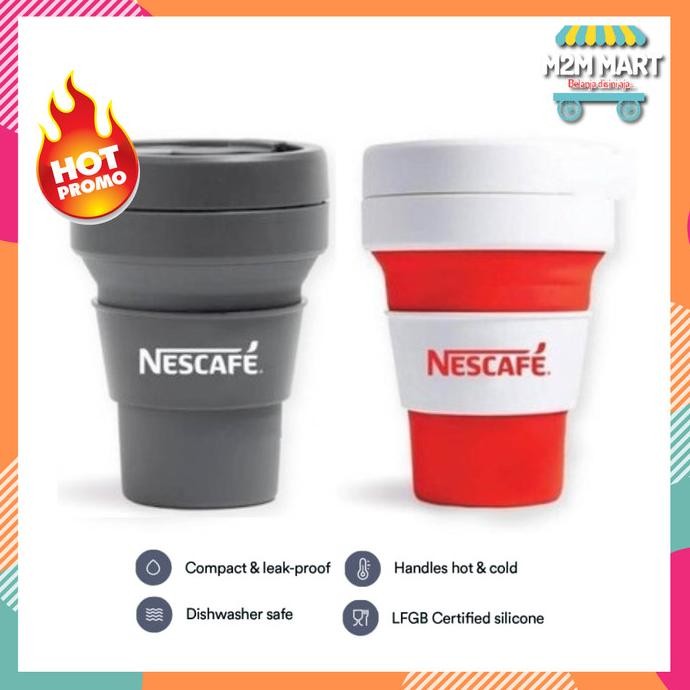 HARGA DISC - Gelas Stojo Nescafe Collapsible Cup