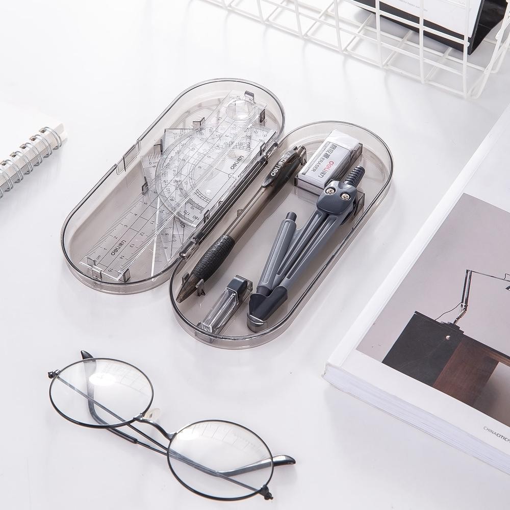 

gq-68 Deli Penggaris Ruller Set Sekolah Skala Akurat, Praktis Dan Mudah Dibawa 9591 Hemat