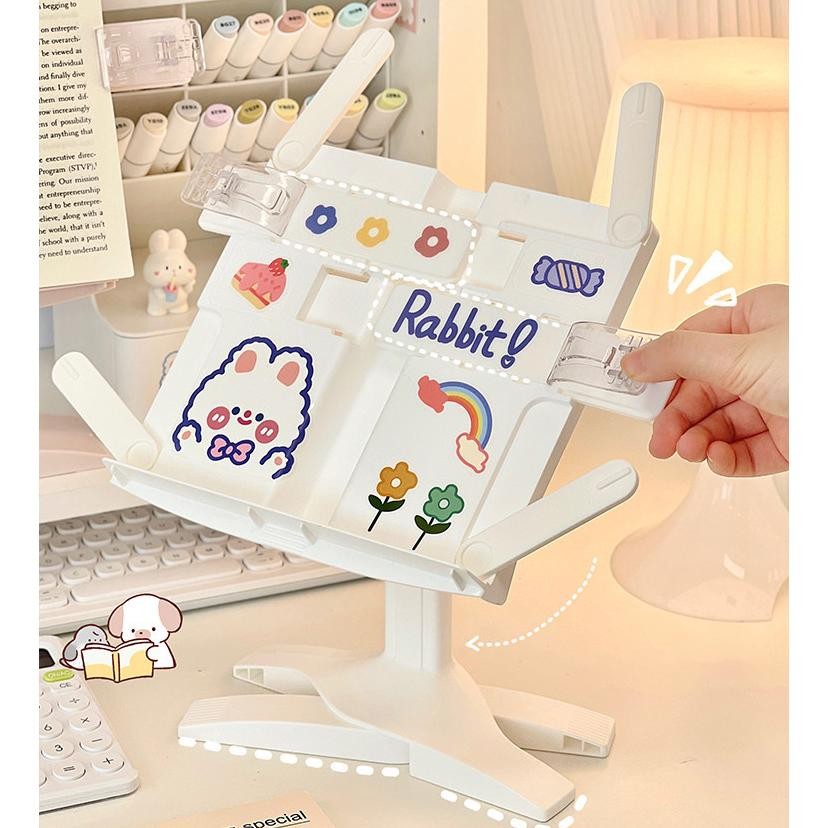 

sa-324 Winzige Book Stand Reading Holder Penyangga Buku Dan Dudukan Buku Penahan Buku Alat Bantu Baca Kids Alat Tulis Stationery Berkualitas