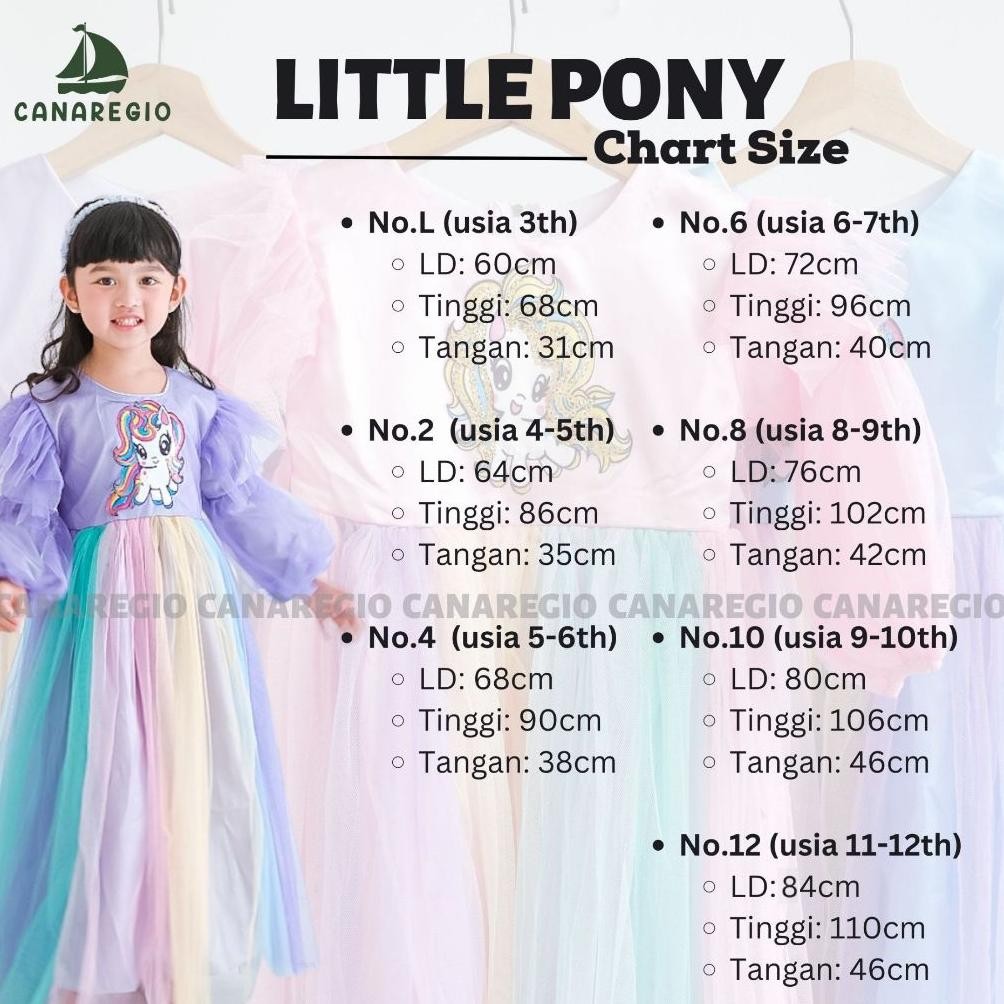 Hot Sale My Little Pony / Baju Anak Perempuan Unicorn /Dress My Little Pony /Baju Anak Unicorn /Baju