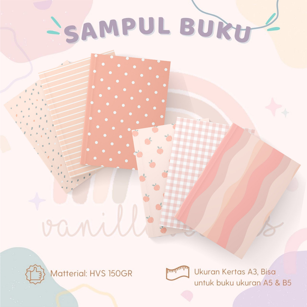 

SAMPUL BUKU PEACH 6 LEMBAR SAMPUL BUKU AESTHETIC