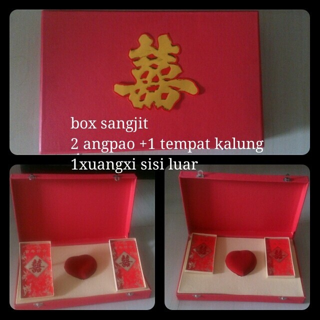 Kotak / Box Lamaran Seserahan Sangjit / Uang Susu+Tempat Perhiasan