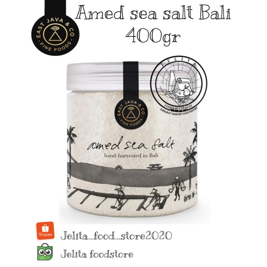 

East Java & Co Amed Sea Salt Amed Bali 400Gr - Garam Bali - Adelineez