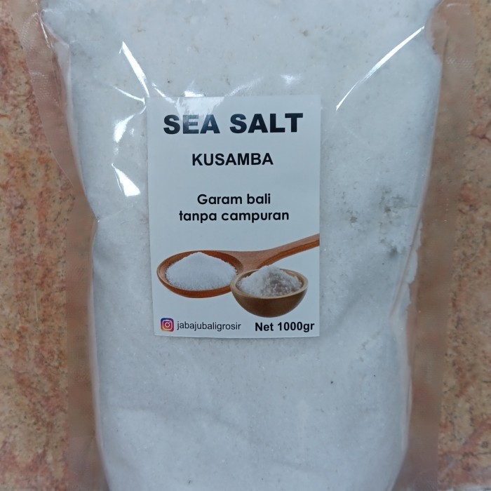 

1Kg Kusamba Fine Grain/Garam Halus Kusamba/Seasalt Bali - Adelineez