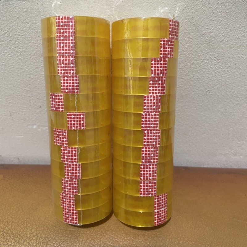 

[1Slop=12Pcs] Isolasi Bening VTRO TEBAL - ISOLASI BENING/ISOLASI KADO TEBAL BENING/SOLASI