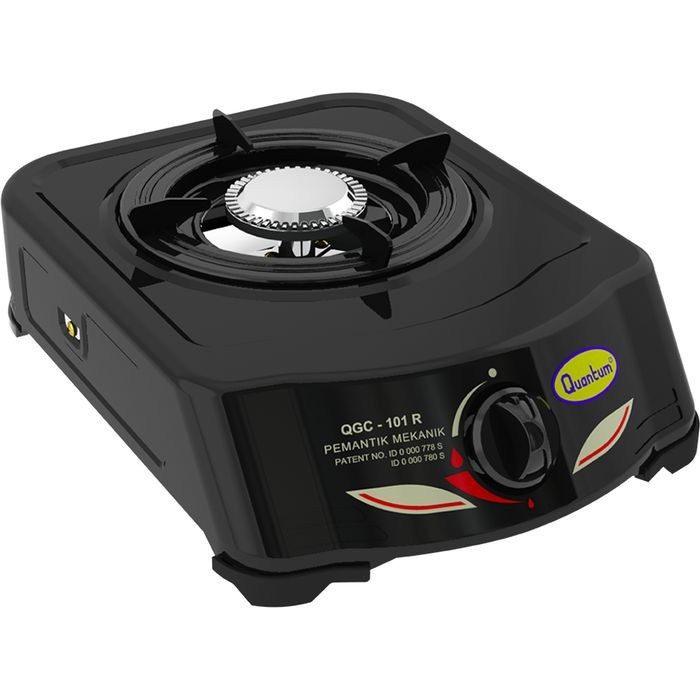 PROMO KOMPOR GAS 1 TUNGKU QUANTUM QGC-101R HITAM
