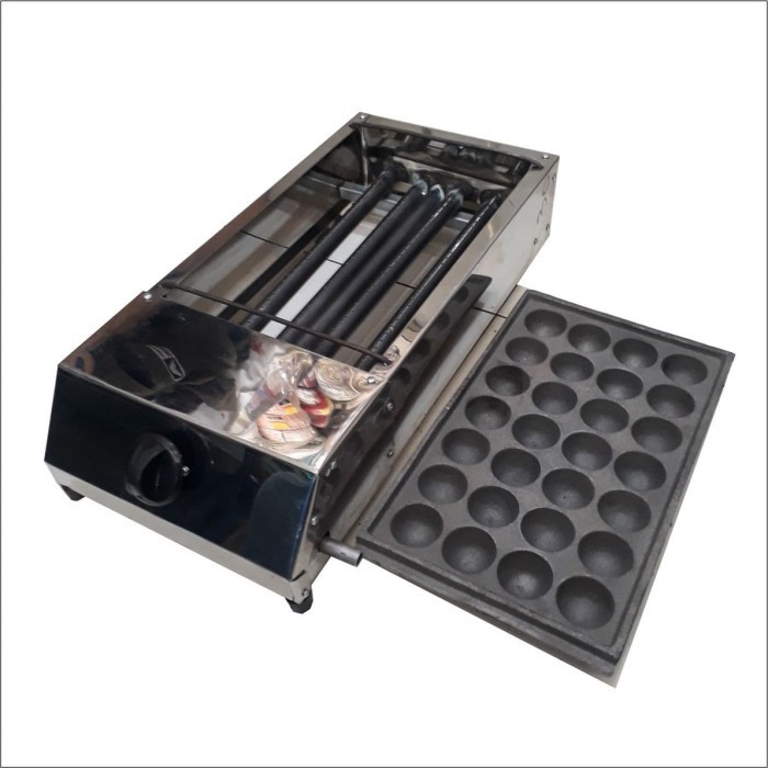 TERBARU kompor gas takoyaki 1 tungku + cetakan 28L