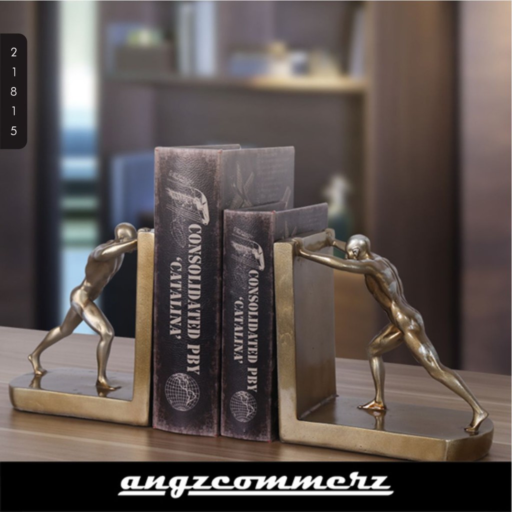 

Penahan Buku Berdiri Book Stand Sandaran Buku Estetik Interior European Style