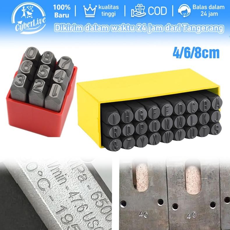 

Murah Number Letter Punch Set 36Pcs Angka Dan Huruf Ketok Besi Numbers Alphabets Printing Tool Ukuran 4Mm 6Mm 8Mm Steel Stamp Baru