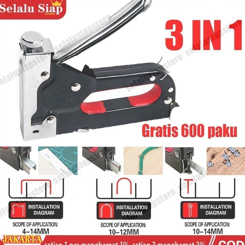 

Kekinian Gratis 600 Paku 3 In 1 Pistol Kuku Pistol Stapler Konstruksi Konstruksi Furnitur Diy Pelapis Pelapis Pistol Stapler Multifungsi Pistol Stapler Dekorasi Rumah Alat Pertukangan Flase Sale