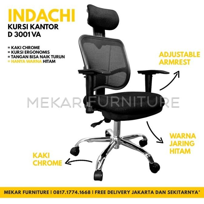 Kursi Kantor Indachi D 3001 VA - Mekar Furniture