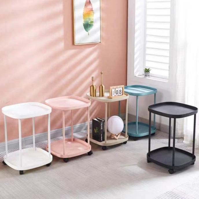 Highline Meja Nakas Meja Tamu Meja Kopi Meja Roda Minimalis