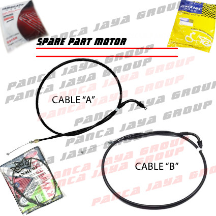 KABEL-TALI-GAS A-B ATAS BAWAH REGAL RAPTOR DAYTONA-SPYDER-HUNTER 350