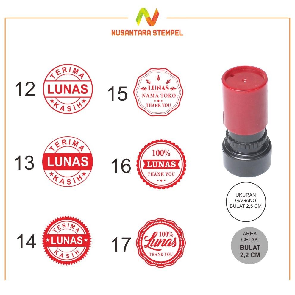 

gj-46 Stempel Flash Lunas Stampel Nota Cap Toko Stamp Flash Warna Otomatis Toko Perusahaan Online Shop Sale