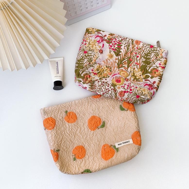 

er-79 May Pouch Make Up - Pouch Kosmetik Aesthetic Travel Tas Clutch Lucu Korea Dompet Multifungsi Serbaguna Tebal Premium Import PC004 Viral
