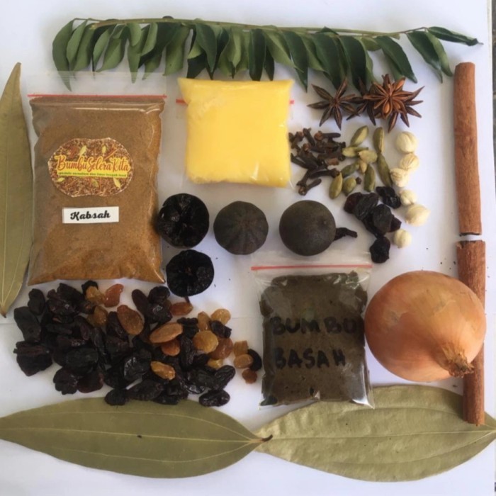 

Sale Paket Bumbu Nasi Kabsah Komplit Uk 2 Kg Beras Bumbu Selera Kita