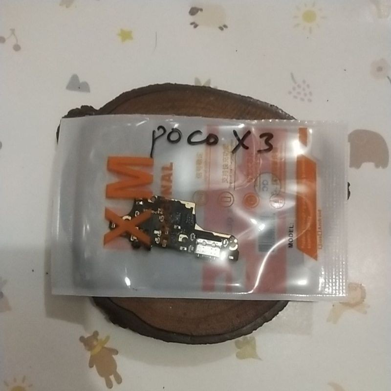 PAPAN CAS KONEKTOR CHARGER PCB XIAOMI POCO X3 MIC+CAS IC ORI