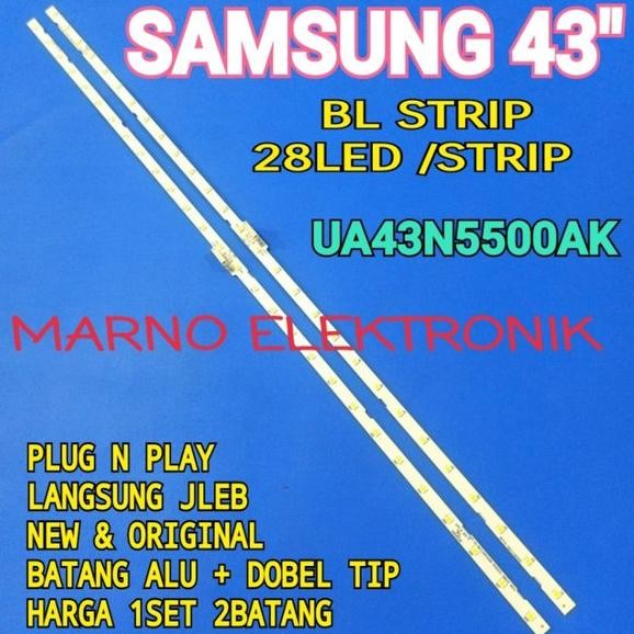 BL BACKLIGHT LED SAMSUNG UA43N5500AK UA 43N5500 AK UA43N5500 AK 43 INCH