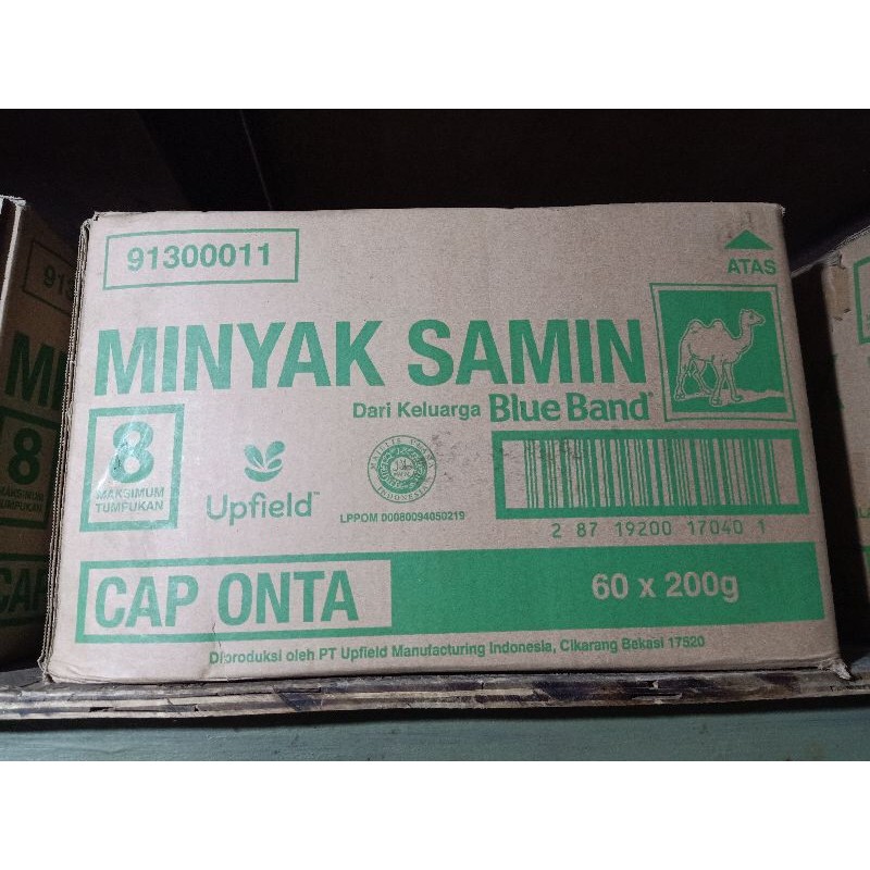 

Minyak Samin Cap Onta 200gr x 60 Pcs Per Dus