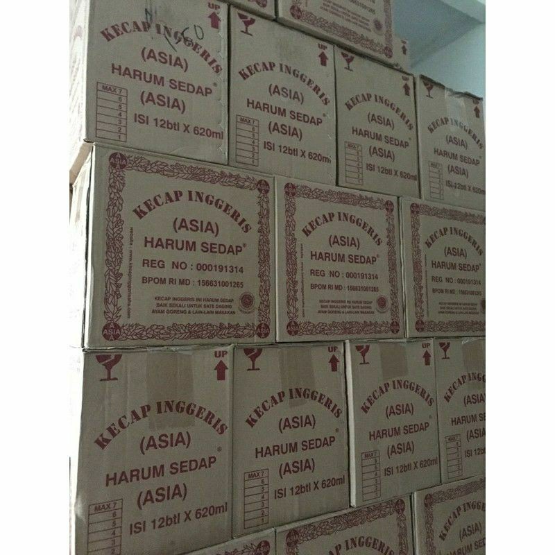 

Kecap Inggris Asia Harum Sedap isi 12Pcs x 620Ml
