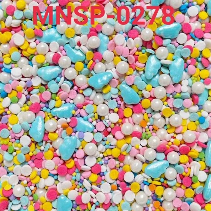 

GR-MNSP-0261 Sprinkles trimit springkel 10gr hitam hallowen ungu pink