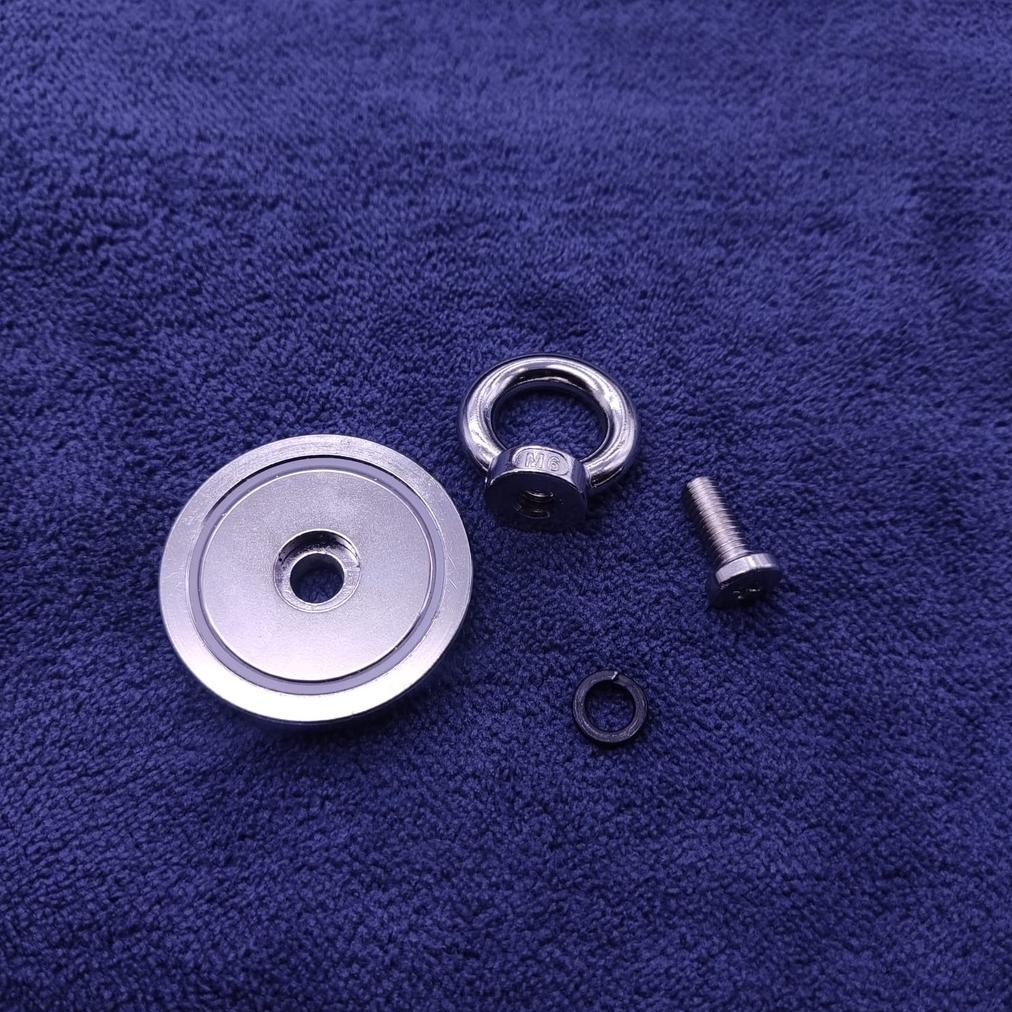 TERLARIS Magnet Neodymium Kait Magnet pancing Besi Magnet bulat D55 ua-86