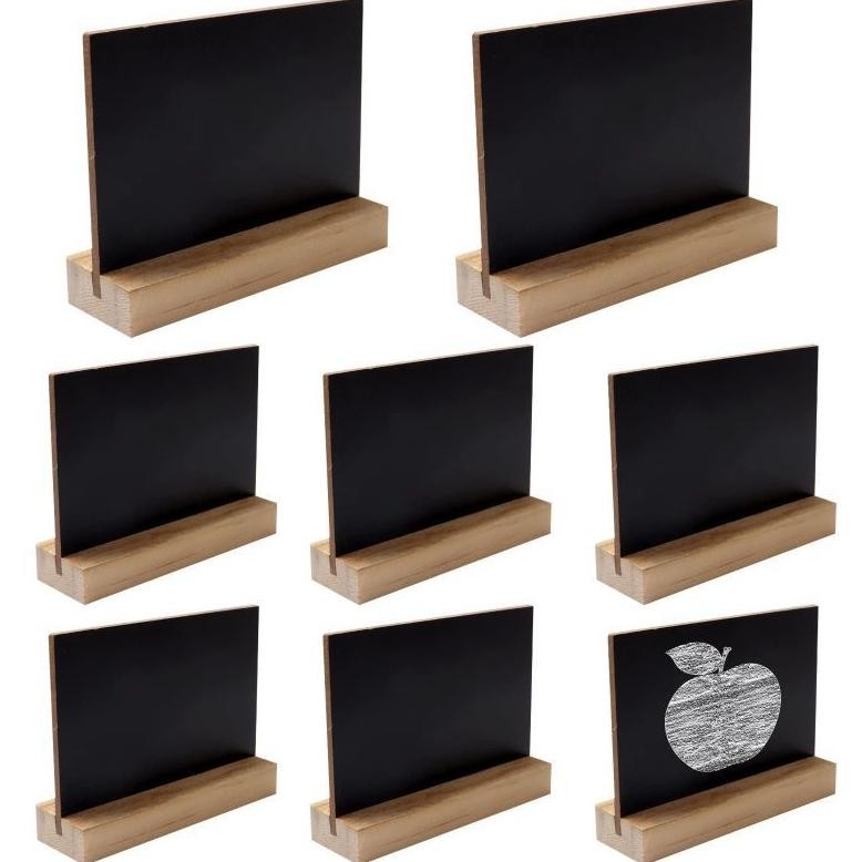 

Premium 10pcs Papan Tulis Kapur Kecil Papan Tulis Blackboard Kapur Cafe High Quality