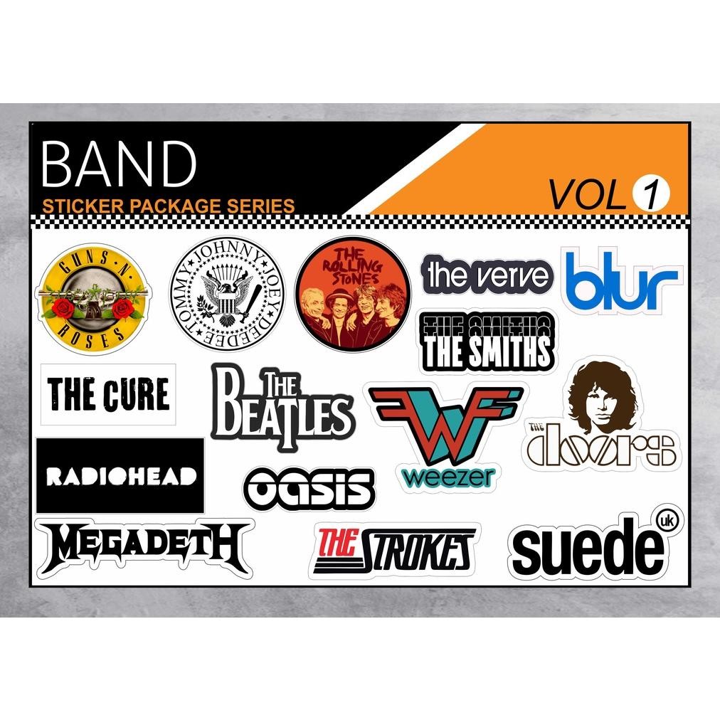 

STICKER PACK BAND - STICKER AESTHETIC - STIKER CASE - STIKER LAPTOP HP TUMBLER- STIKER MUSIK - VOL 1