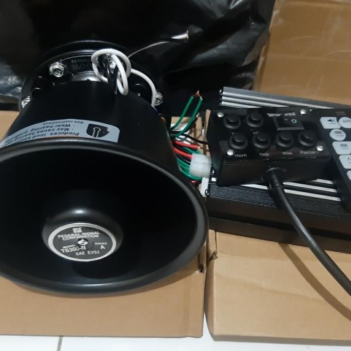 Paket Sirine Ic whelen alpha dan speaker sts taiwan