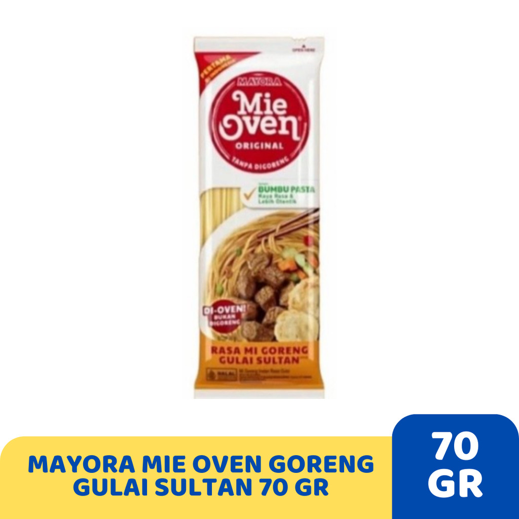 

MAYORA MIE OVEN GORENG GULAI SULTAN 70 GR