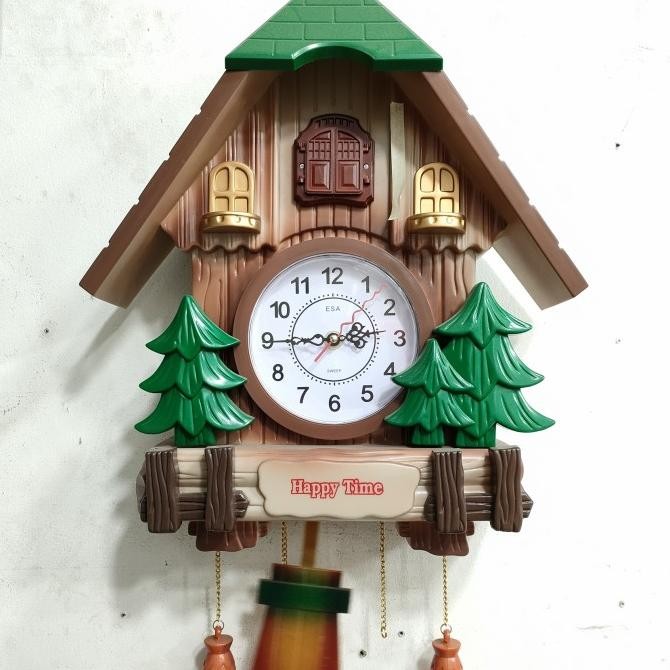 NEW jam burung kikuk esa bandul bunyi perjam