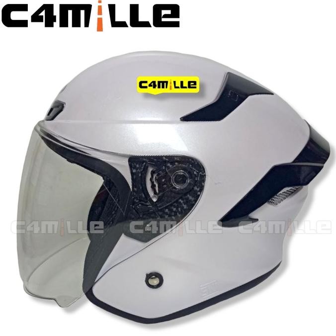 HELM ARL NFJ TT COURSE PEARL WHITE HALF F
