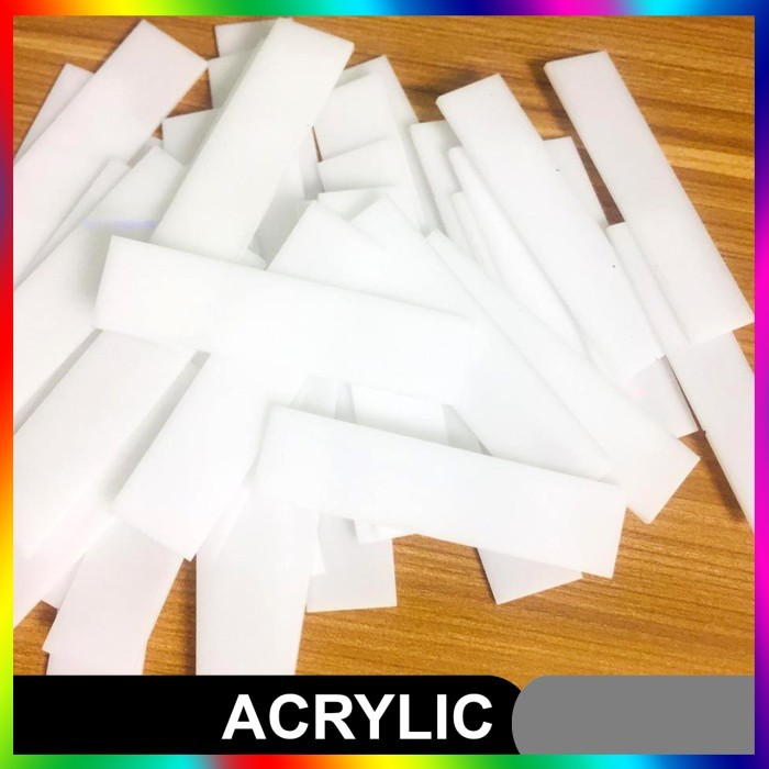 

Murah Acrylic/Akrilik Bahan Name Tag 2x8 cm Acrylic/Akrilik 2mm Keren