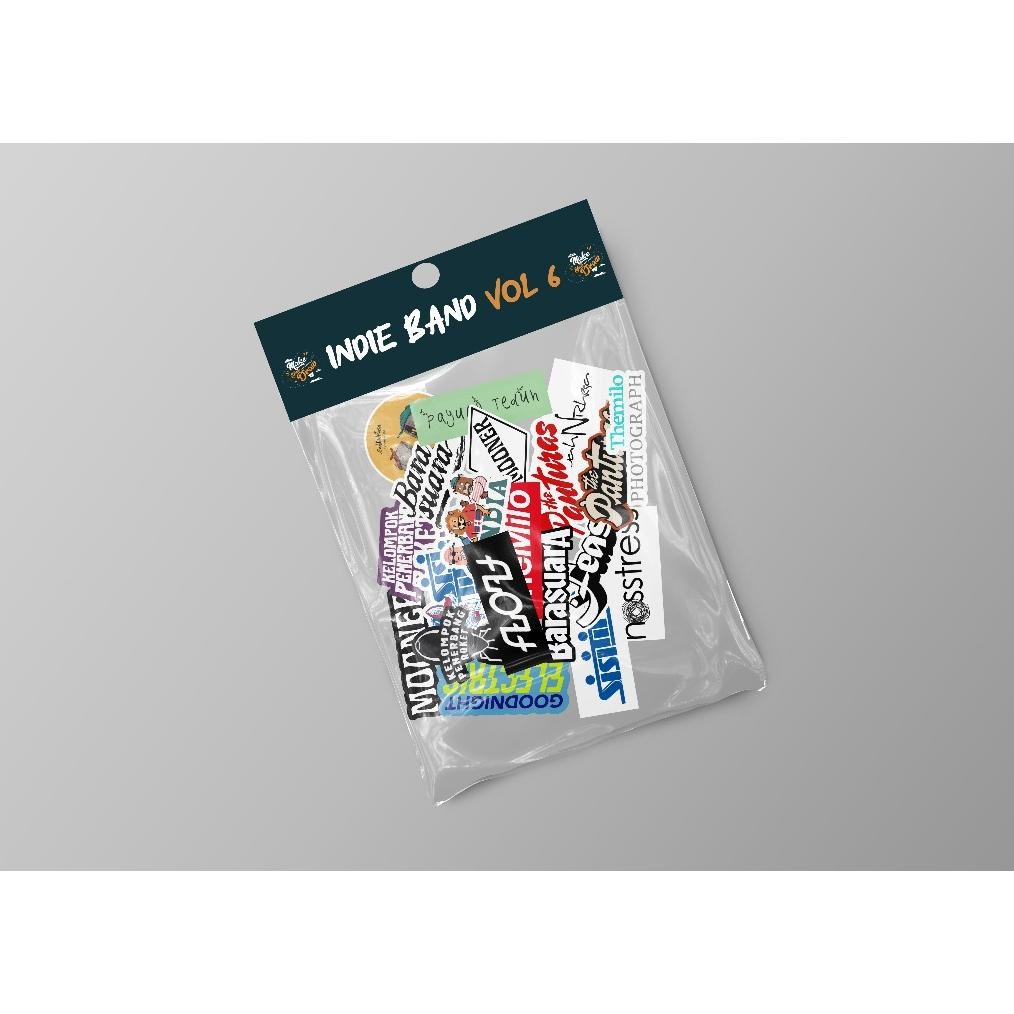 

48 PCS STICKER PACK BAND INDIE - STIKER MOTOR - STICKER AESTHETIC - STICKER LAPTOP TUMBLER HP-VOL 6