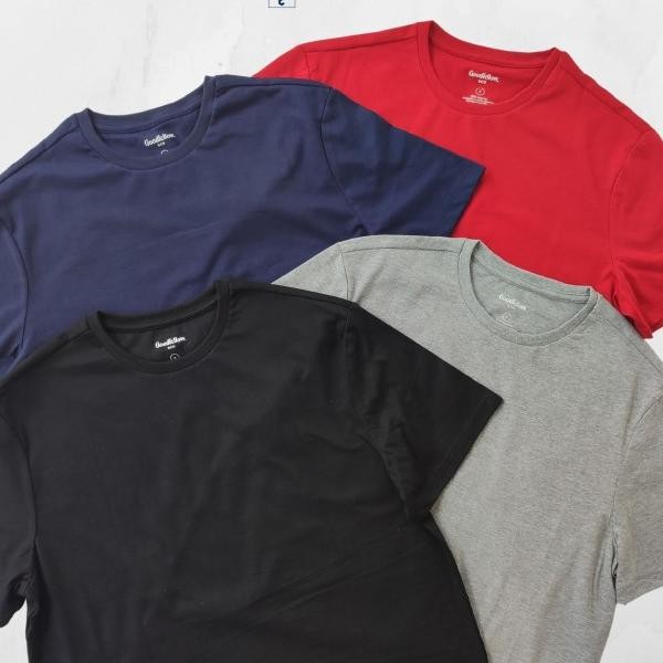 Kaos Polos Pria Basic Tee Goodfellow & Co
