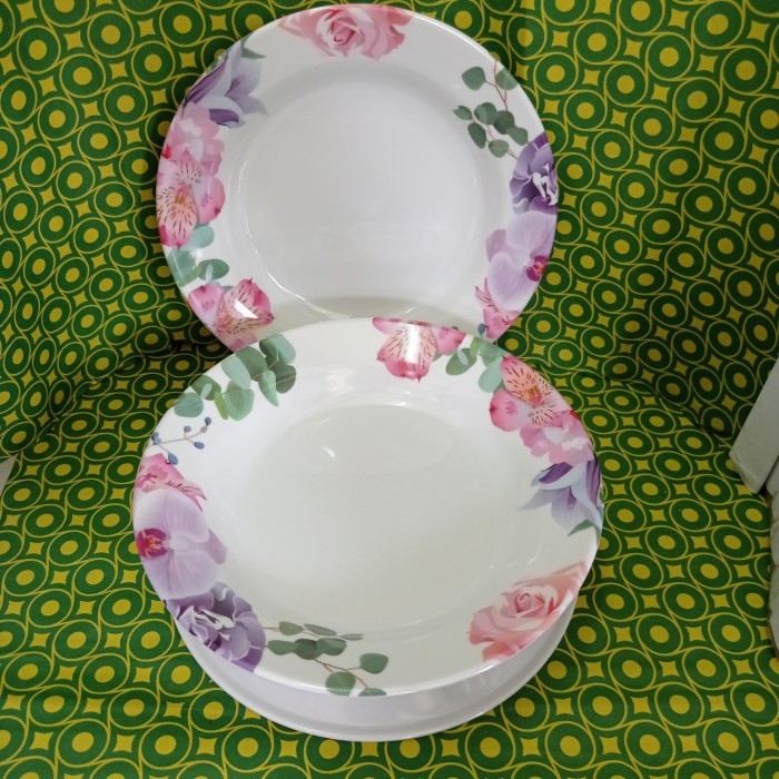 Haehae Piring Melamin Motif Set 3 / 1 Set 3 Buah