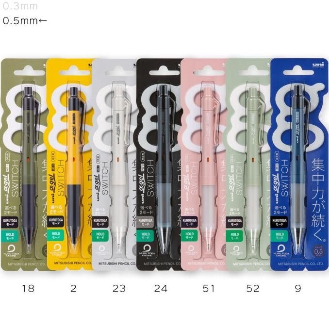 

Uni Alpha Gel Switch Kuru Toga Machine Mechanical Pencil 0.5mm PS88
