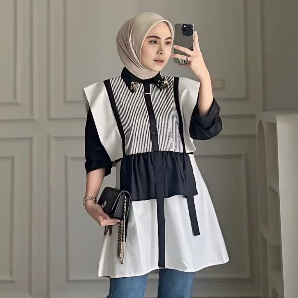 Bj Atasan Atasn Kuliah Kerja Kantor Kerah Berkerah Kwmeja Kemeka Import Branded Premium Kemeja Baju 