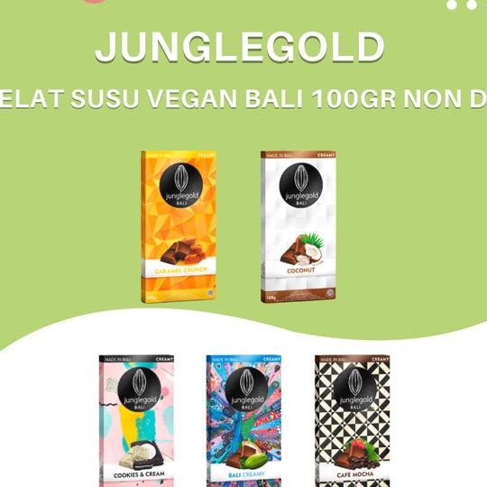 

Lk Chocolate Junglegold - Cokelat Susu Vegan Bali 100Gr Non Dairy